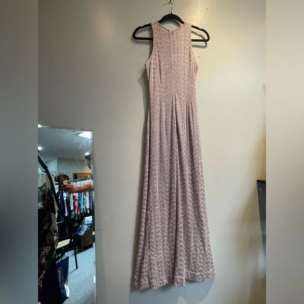 Vintage Carmen Marc Valvo Form Fitting Evening Cocktail Party Dress • Size 8 - Picture 3 of 8